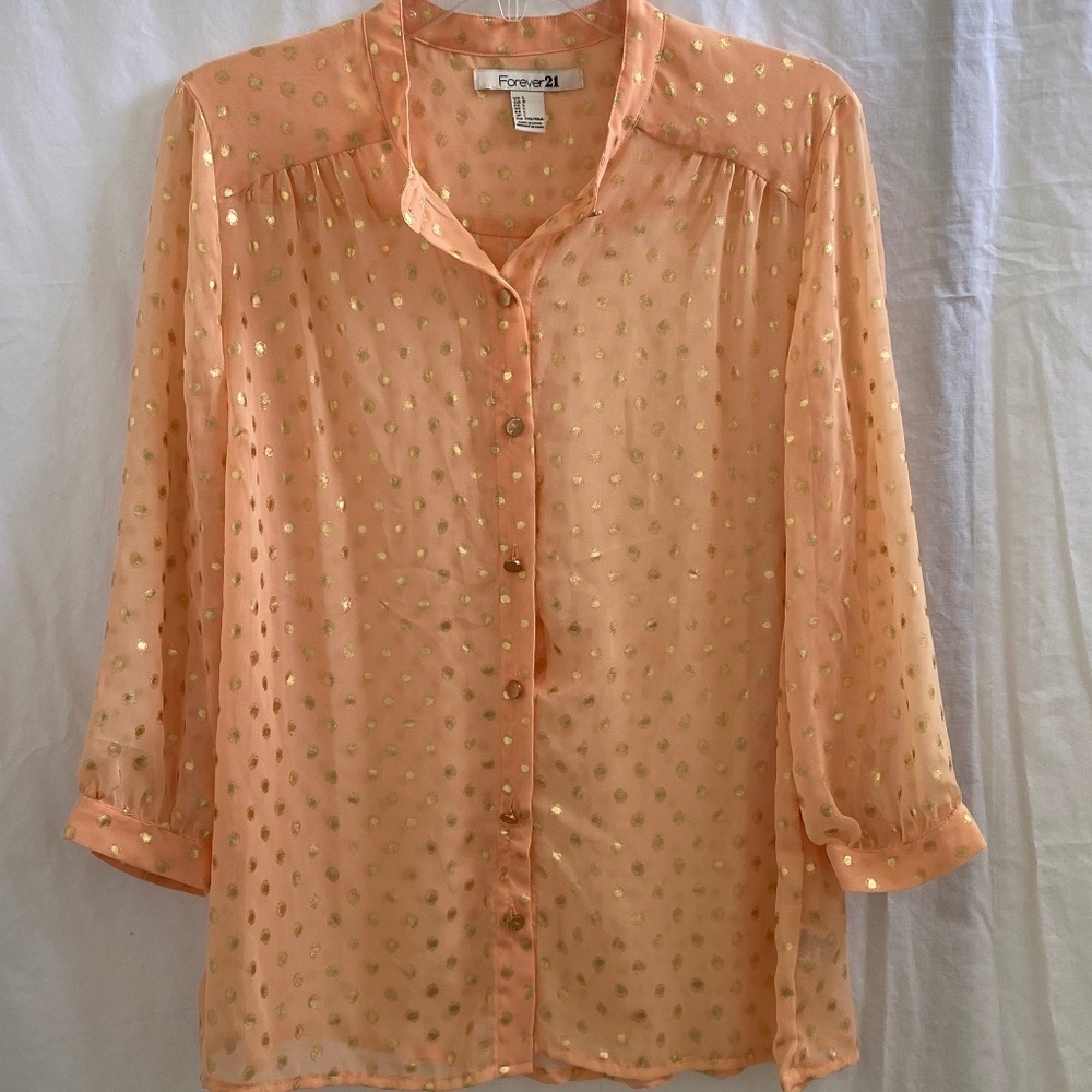 Sheer Blouse Size: Large - Picture 2 of 8